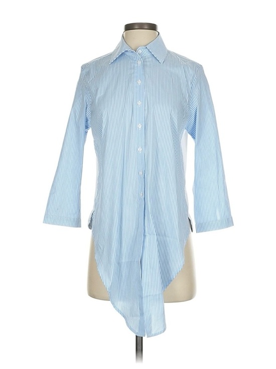 Anatomie Tops - Anatomie Nerissa Striped Button Down Tie Front Shirt Size Extra Small